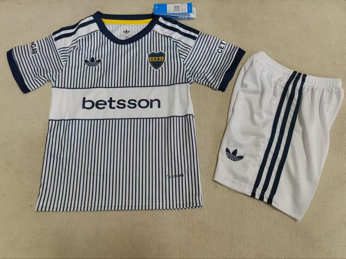 Kids-Boca juniors 26/27 Away White Soccer Jersey